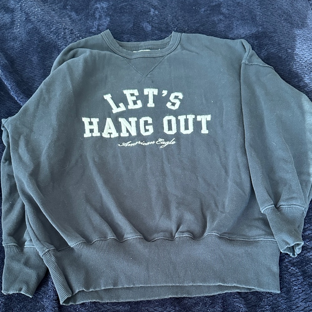 American Eagle Outfitters Charcoal Sweatshirt